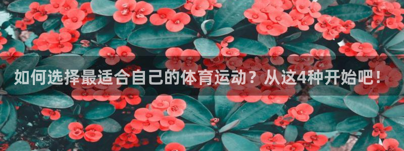 如何选择最适合自己的体育运动？从这4种开始吧！